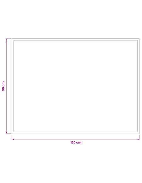 Tappetino Grigio Chiaro 120 x 90 cm 100% Poliammide