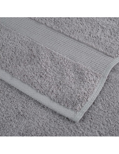 Asciugamani per sauna Premium SOLUND 10 pz Grigio 80x200 cm 600 g/m²