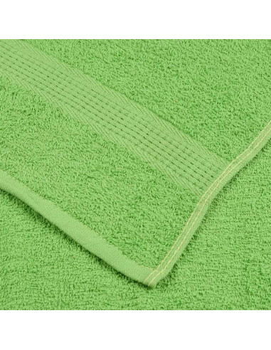 Asciugamani da doccia FROGN 10 pz Verde mela 70x140 cm 360 g/m²