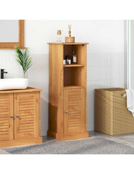 Mobile da Bagno VIGO Marrone e Marrone Miele 37 x 34 x 110 cm