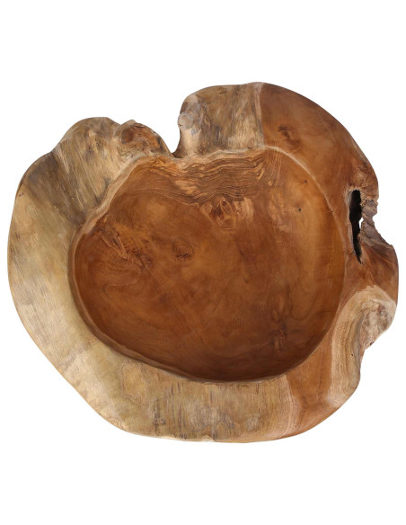 Portafrutta JEPARA Ø 50 cm Legno di teak massello Rotondo