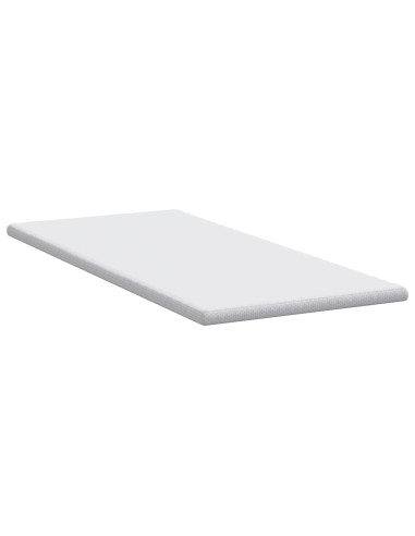 Topper per materasso Bianco 90 x 190 cm Tessuto Jacquard