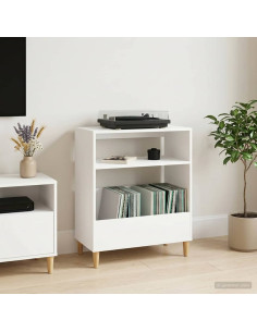 Supporto per giradischi Bianco 71 x 39,5 x 83 cm