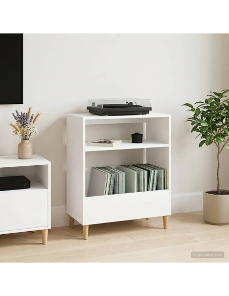 Supporto per giradischi Bianco 71 x 39,5 x 83 cm
