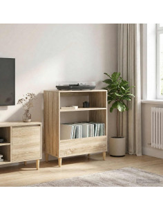 Supporto per giradischi Rovere Sonoma 71 x 39,5 x 83 cm