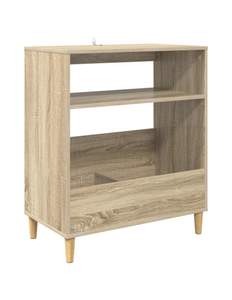 Supporto per giradischi Rovere Sonoma 71 x 39,5 x 83 cm
