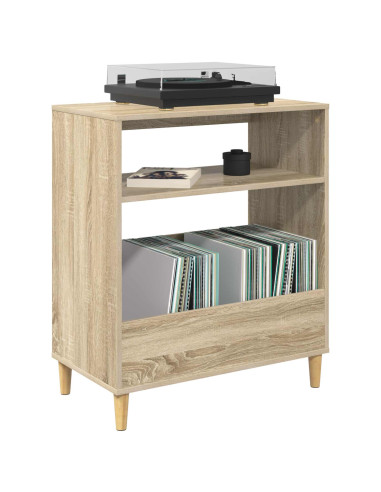 Supporto per giradischi Rovere Sonoma 71 x 39,5 x 83 cm