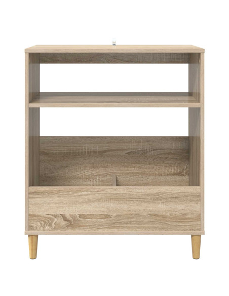 Supporto per giradischi Rovere Sonoma 71 x 39,5 x 83 cm