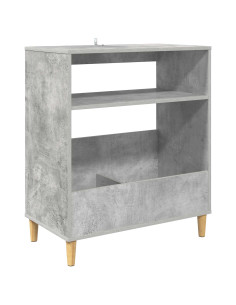 Supporto per giradischi Grigio Cemento 71 x 39,5 x 83 cm 2