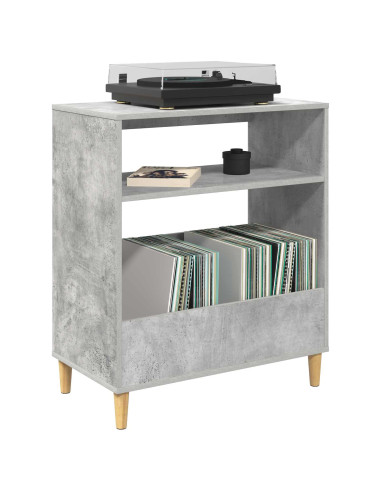 Supporto per giradischi Grigio Cemento 71 x 39,5 x 83 cm