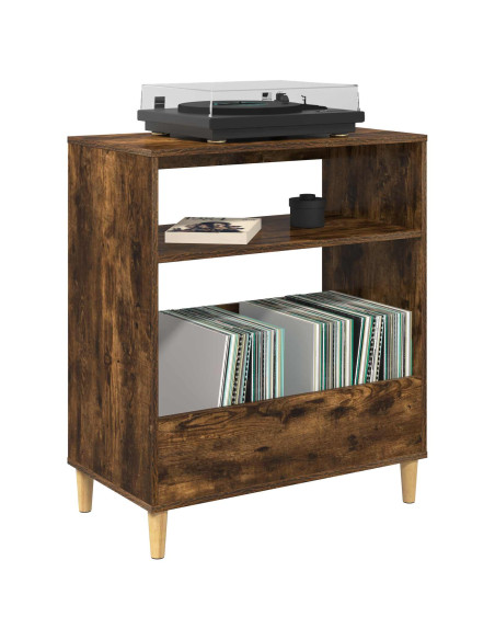 Supporto per giradischi Rovere Fumo 71 x 39,5 x 83 cm