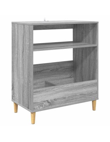 Supporto per giradischi Sonoma grigio 71 x 39,5 x 83 cm
