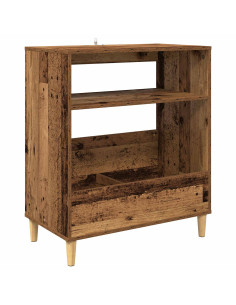 Supporto per giradischi Legno di quercia 71 x 39,5 x 83 cm 2