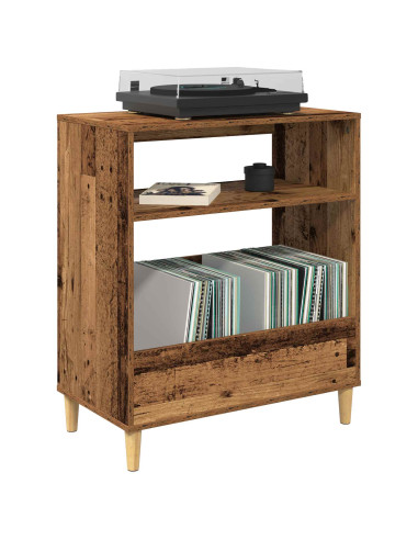 Supporto per giradischi Legno di quercia 71 x 39,5 x 83 cm