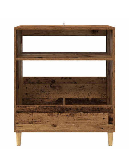 Supporto per giradischi Legno di quercia 71 x 39,5 x 83 cm