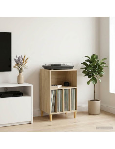 Supporto per Giradischi Rovere Sonoma 47 x 39,5 x 74,5 cm
