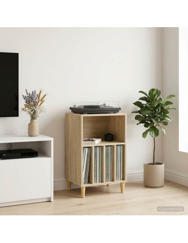 Supporto per Giradischi Rovere Sonoma 47 x 39,5 x 74,5 cm