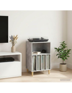 Supporto per Giradischi Grigio Cemento 47 x 39,5 x 74,5 cm