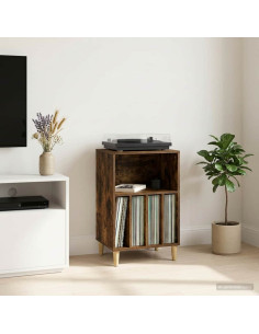 Supporto per Giradischi Rovere Fumo 47 x 39,5 x 74,5 cm