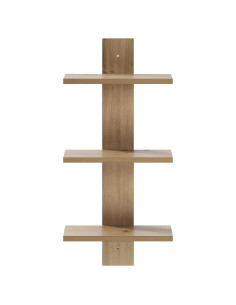 Scaffale da parete Rovere Artigianale 30 x 13.5 x 64.5 cm 2
