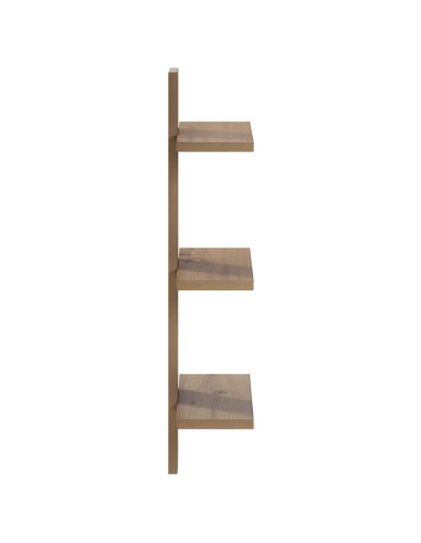 Scaffale da parete Rovere Artigianale 30 x 13.5 x 64.5 cm