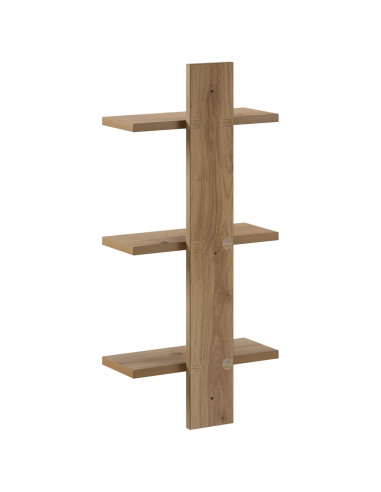 Scaffale da parete Rovere Artigianale 30 x 13.5 x 64.5 cm