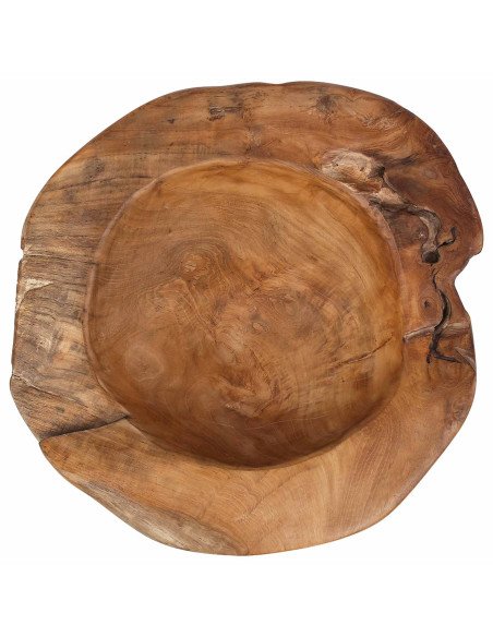 Portafrutta JEPARA Ø 40 cm Legno di teak massello Rotondo