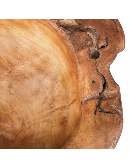 Portafrutta JEPARA Ø 40 cm Legno di teak massello Rotondo