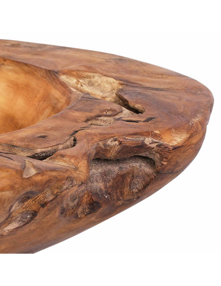 Portafrutta JEPARA Ø 40 cm Legno di teak massello Rotondo