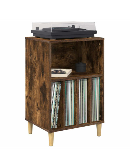 Supporto per Giradischi Rovere Fumo 47 x 39,5 x 74,5 cm