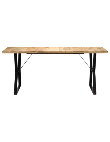 Tavolo da Pranzo 180x90x76 cm in Legno Massello di Mango