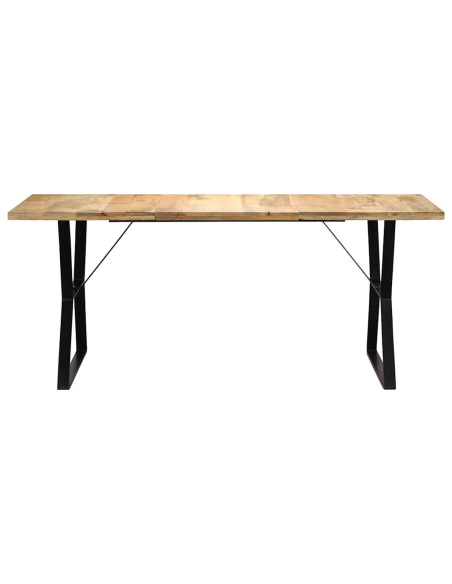 Tavolo da Pranzo 180x90x76 cm in Legno Massello di Mango