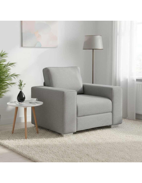 Poltrona Sofa Grigio Nuvola 100 cm Tessuto