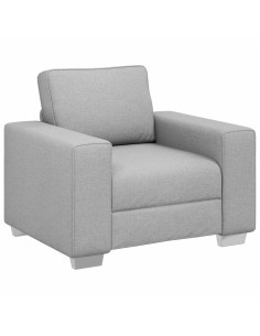Poltrona Sofa Grigio Nuvola 100 cm Tessuto 2
