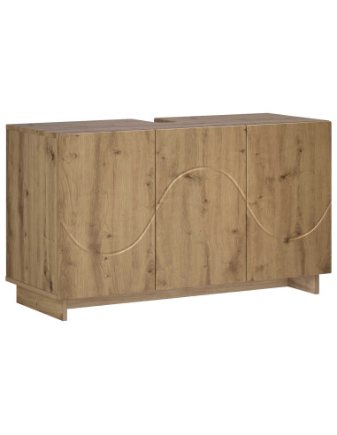 Set mobili da bagno 3 pz Rovere Artigianale
