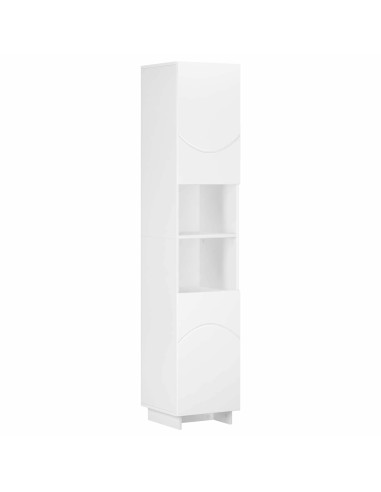 Set mobili da bagno 3 pz Bianco Legno ingegnerizzato