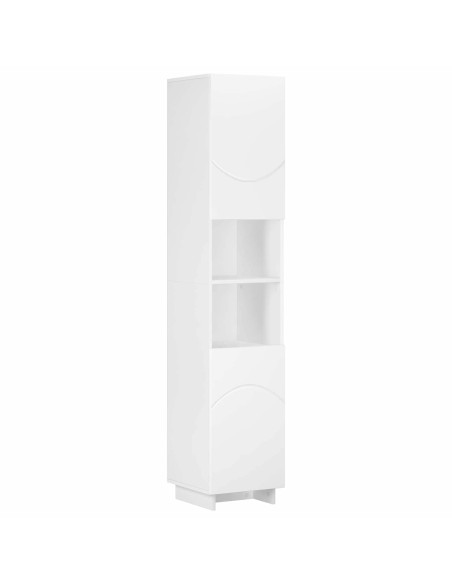 Set mobili da bagno 3 pz Bianco Legno ingegnerizzato