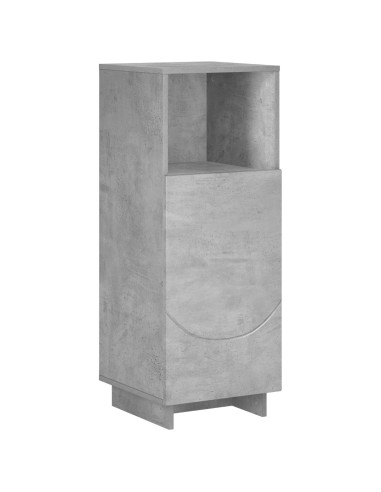Set mobili da bagno 3 pz Grigio Cemento Legno ingegnerizzato