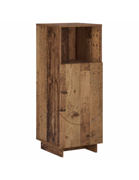 Set mobili da bagno 3 pz Legno antico Legno ingegnerizzato