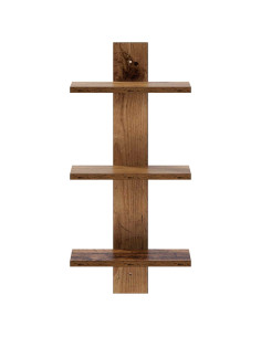 Scaffale da parete Legno di quercia 30 x 13.5 x 64.5 cm 2