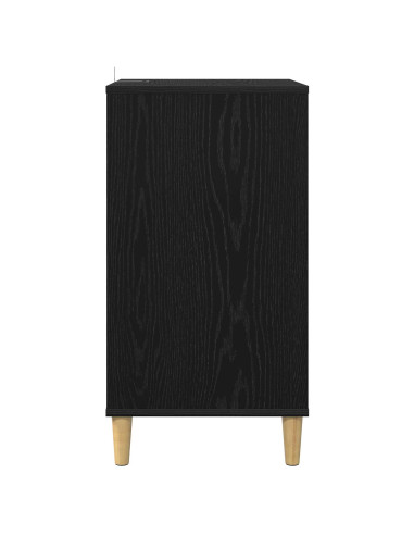 Supporto per Giradischi Rovere Nero 47 x 39,5 x 74,5 cm