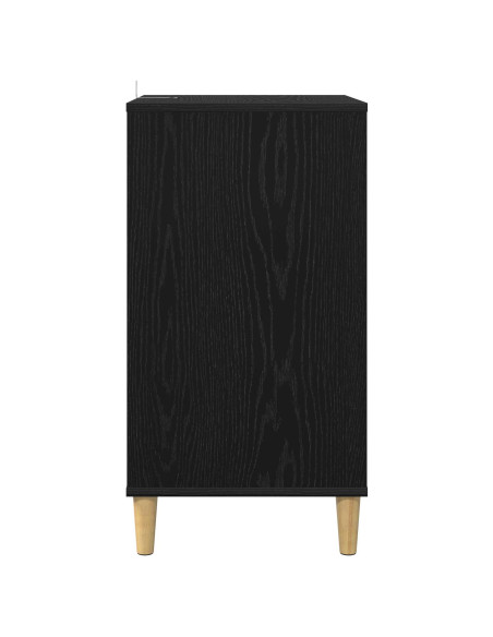 Supporto per Giradischi Rovere Nero 47 x 39,5 x 74,5 cm