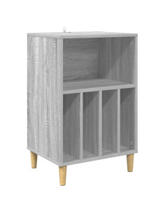 Supporto per Giradischi Sonoma grigio 47 x 39,5 x 74,5 cm 2