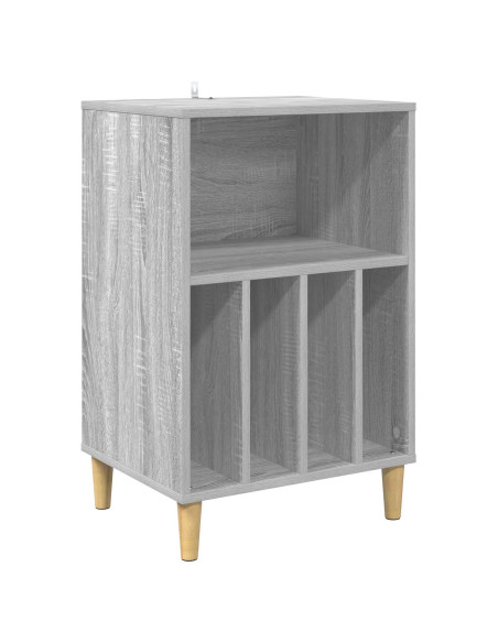 Supporto per Giradischi Sonoma grigio 47 x 39,5 x 74,5 cm