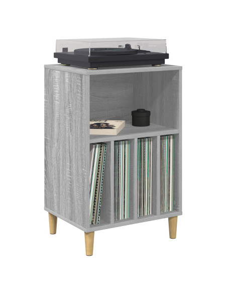 Supporto per Giradischi Sonoma grigio 47 x 39,5 x 74,5 cm