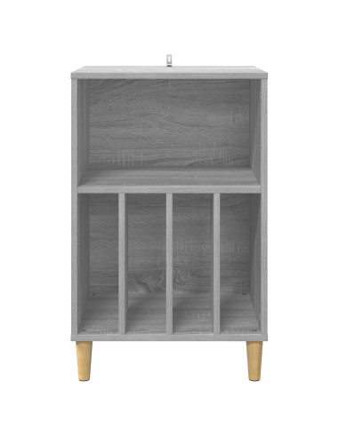 Supporto per Giradischi Sonoma grigio 47 x 39,5 x 74,5 cm