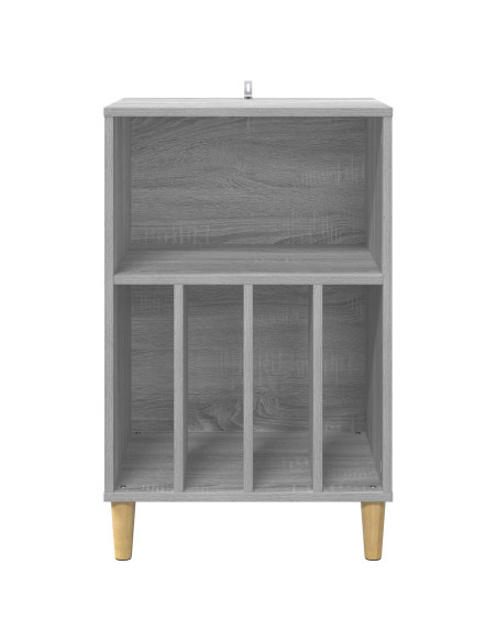 Supporto per Giradischi Sonoma grigio 47 x 39,5 x 74,5 cm