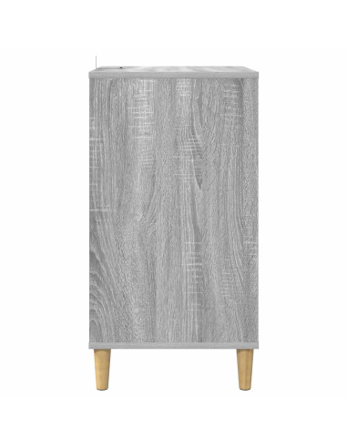Supporto per Giradischi Sonoma grigio 47 x 39,5 x 74,5 cm