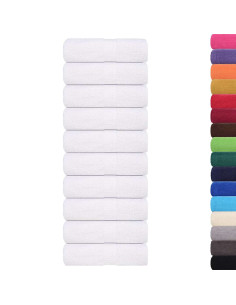 Asciugamani per ospiti FROGN 10 pz Bianco 30x50 cm 360 g/m²
