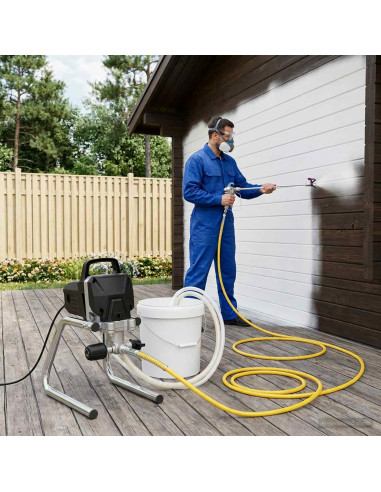 Spruzzatore di vernice senza aria Nero Acciaio e Plastica